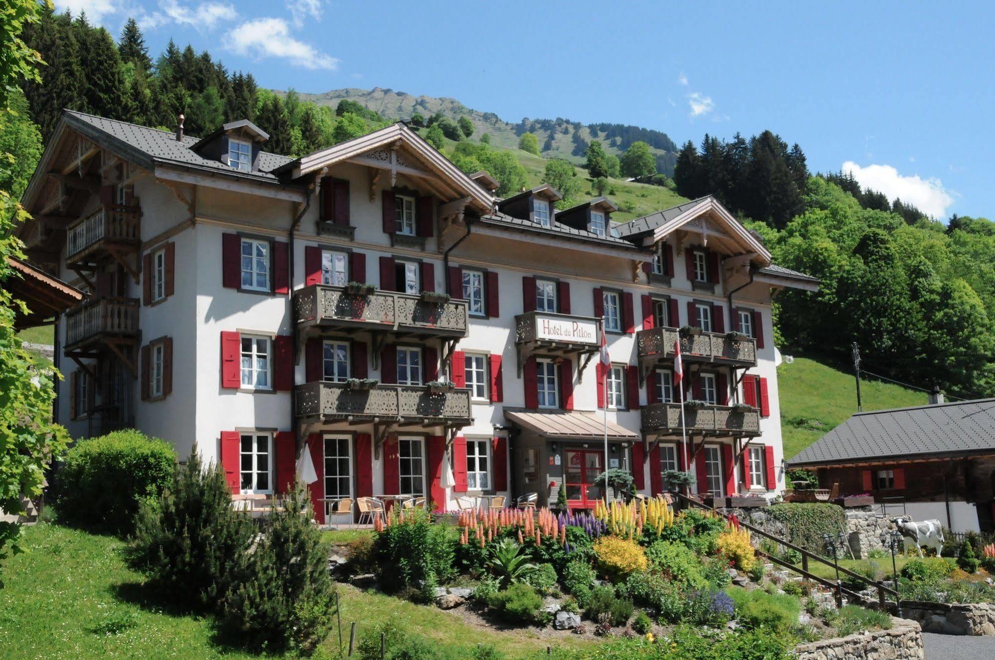 Historic Hotel Du Pillon Ле-Дьяблере Экстерьер фото